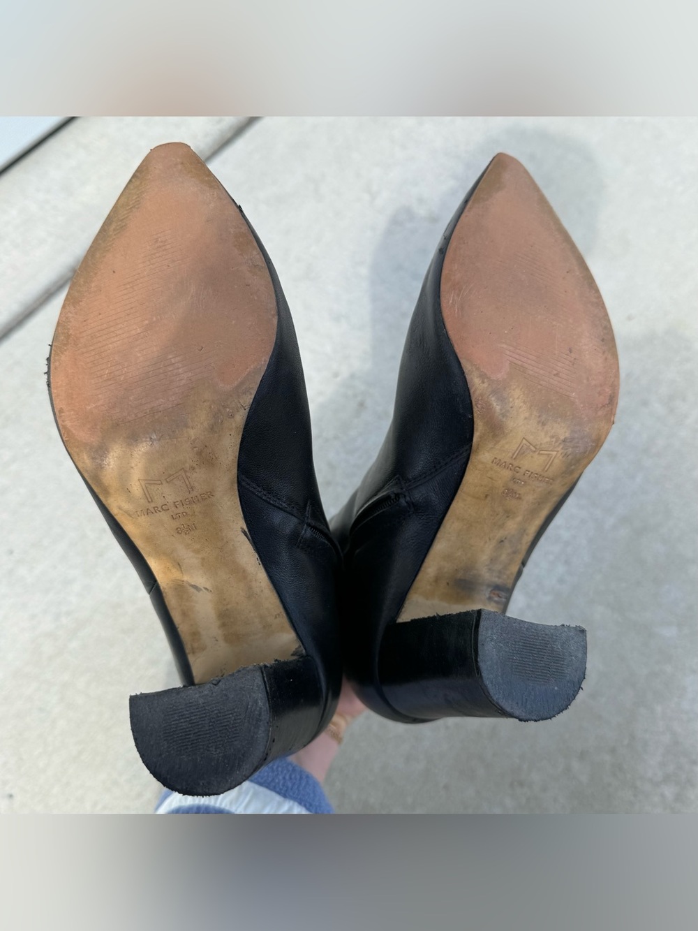 Marc Fischer Ulani Heeled Leather Bootie - Picture 11 of 12